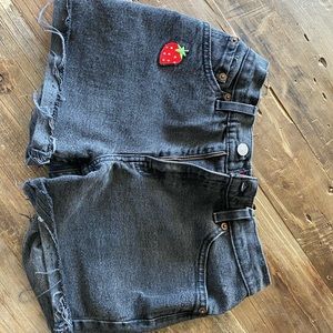 Levi’s Black Jean Shorts